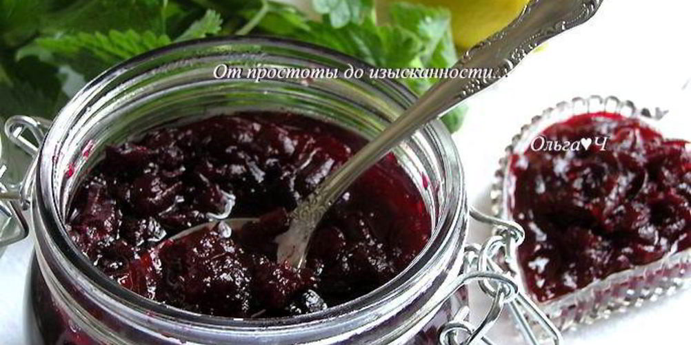 Рецепт конфитюра из свеклы с лимоном и мятой