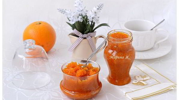 морковно-цитрусовое варенье