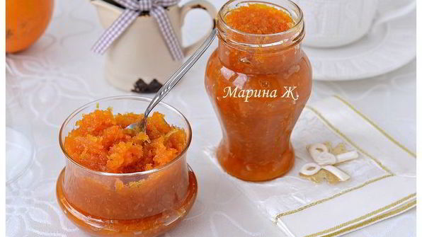 морковно-цитрусовое варенье