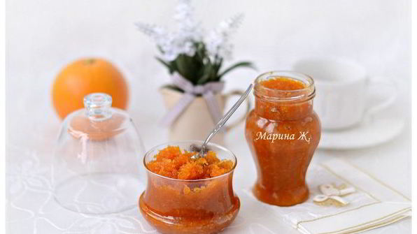 морковно-цитрусовое варенье