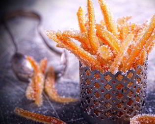 Цукаты из апельсиновых корочек