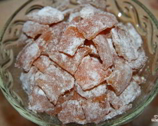 Цукаты из мандариновых корок