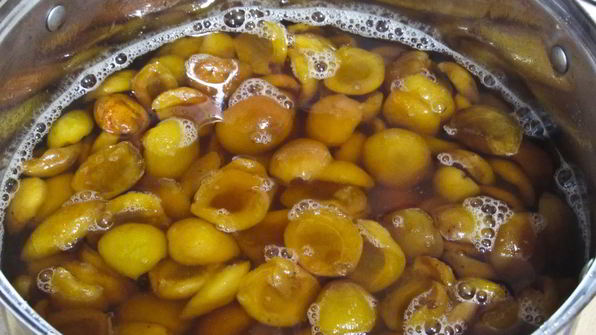 варенье из абрикосов половинками