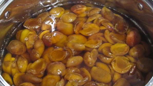 варенье из абрикосов половинками