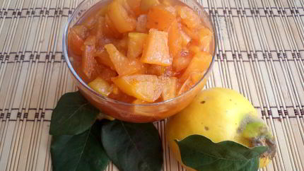 Варенье из айвы с апельсином