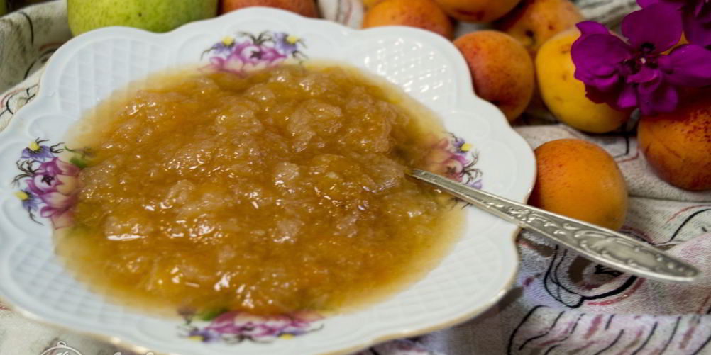 Рецепт варенья из груш с абрикосами