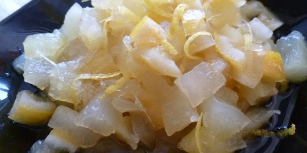 Рецепт варенья из кабачка с лимоном и имбирем