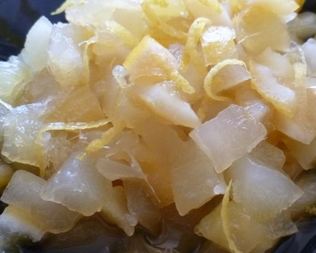 Варенье из кабачка с лимоном и имбирем