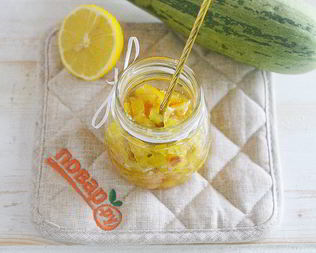 Варенье из кабачков с лимоном