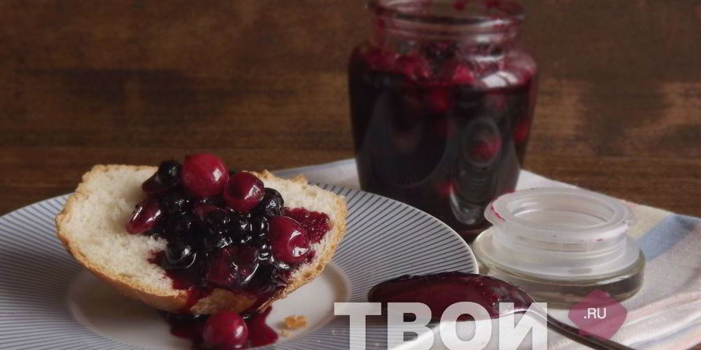 Рецепт варенья из крыжовника и черники