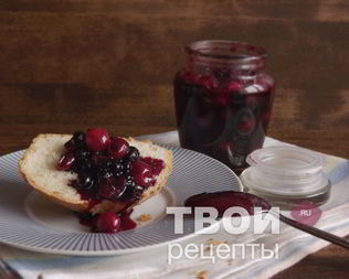 Варенье из крыжовника и черники