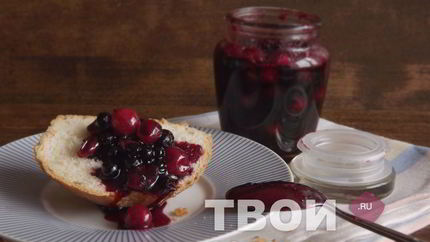 Варенье из крыжовника и черники