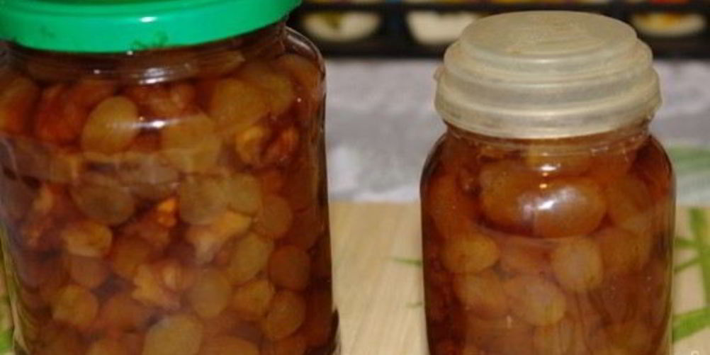 Рецепт варенья из винограда кишмиш