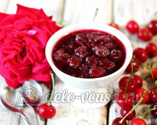 Варенье из вишни в мультиварке