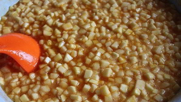 яблочно-морошковый конфитюр с мартини