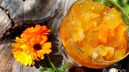 Янтарное варенье из кабачков