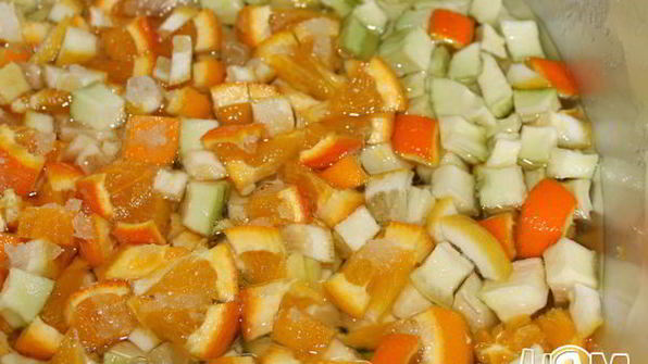 янтарное варенье из кабачков