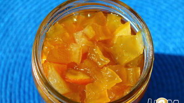 янтарное варенье из кабачков