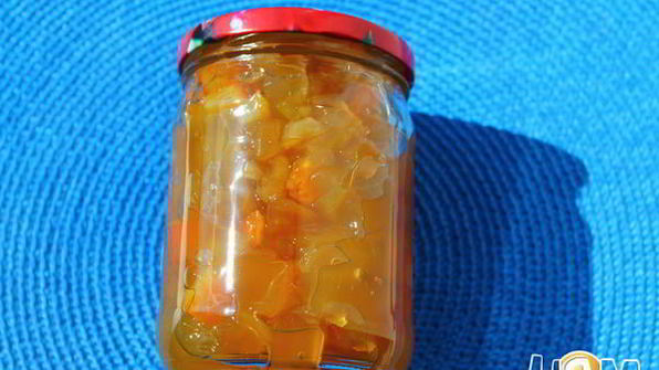 янтарное варенье из кабачков