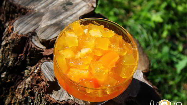 янтарное варенье из кабачков