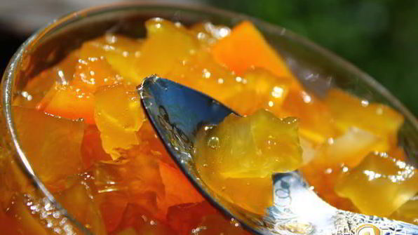 янтарное варенье из кабачков