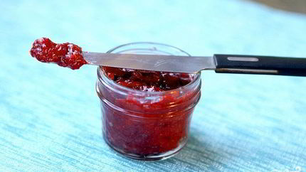 Земляничное варенье через блендер
