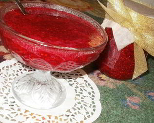 Живое малиновое варенье