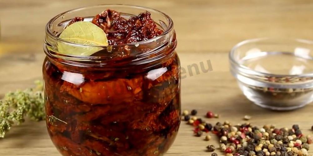 Рецепт вяленых помидоров в оливковом масле