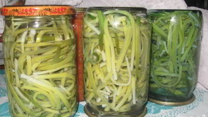 Заготовка черемши на зиму