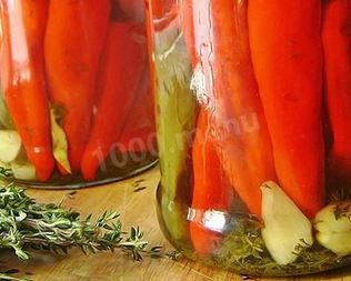 Заготовка горького перца на зиму