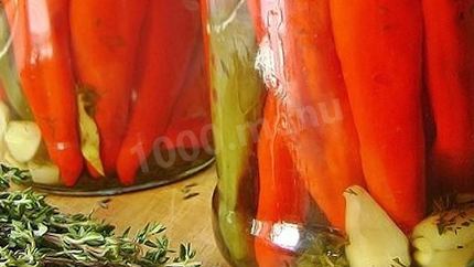 Заготовка горького перца на зиму