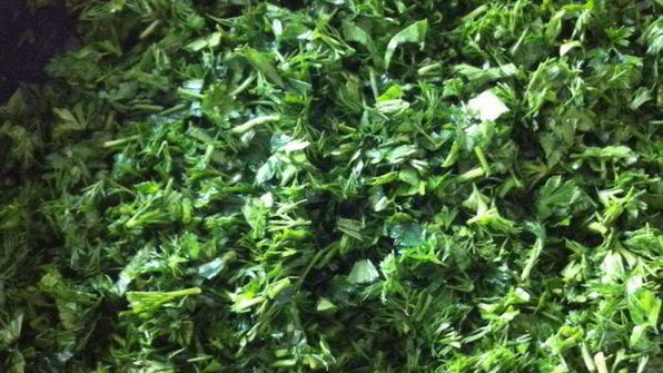 зелень на зиму