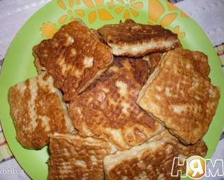 Беляши из вафель