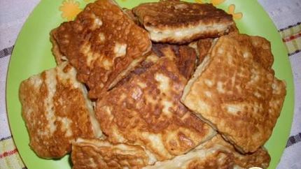 Беляши из вафель