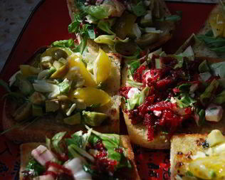 Брускетта ассорти