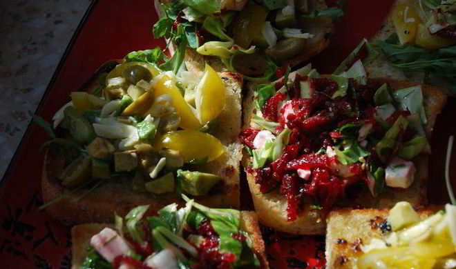 Брускетта ассорти