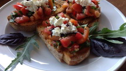 Брускетта овощная