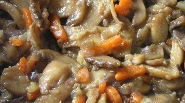 брускетта с грибами