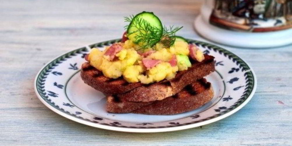 Рецепт брускетты с холодной фриттатой