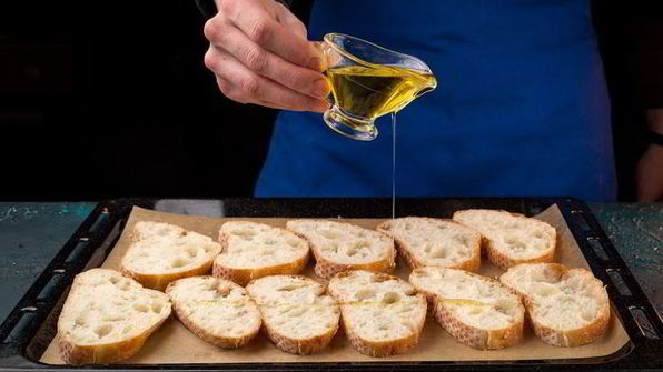 итальянская брускетта с прошутто