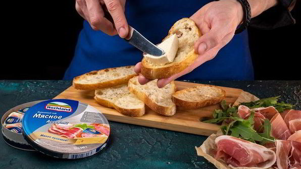 итальянская брускетта с прошутто