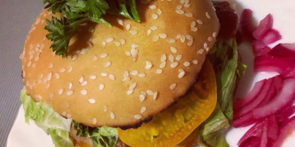 Рецепт бургера с желтым томатом