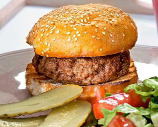 Бургер Элвис с салатом