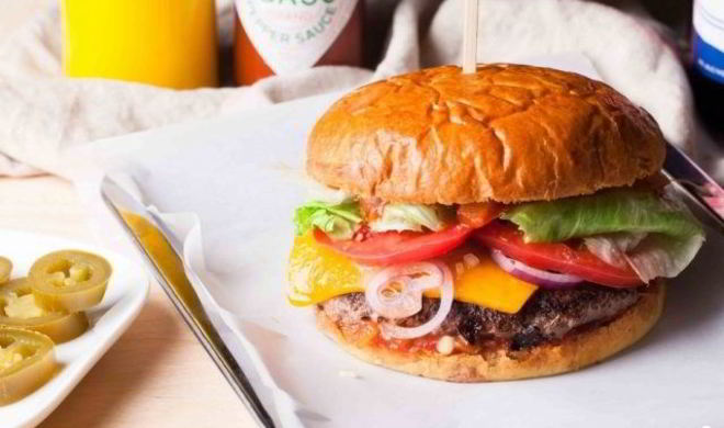 Бургеры из мраморной говядины