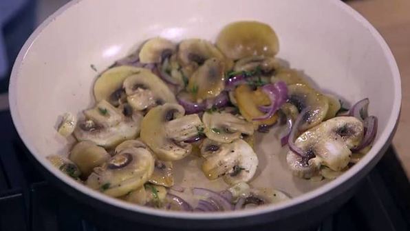 бургеры с красной фасолью и грибами