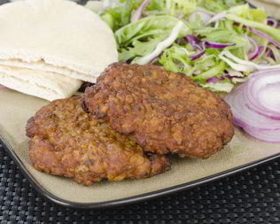 Бургеры с нутом и хумусом