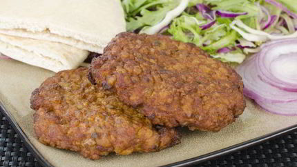 Бургеры с нутом и хумусом