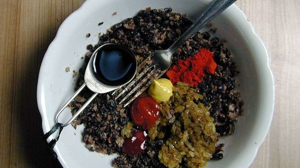 черный бургер