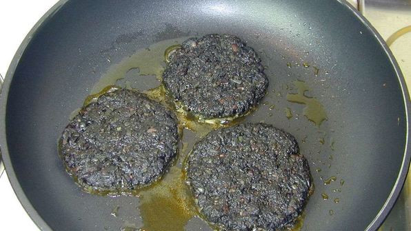 черный бургер