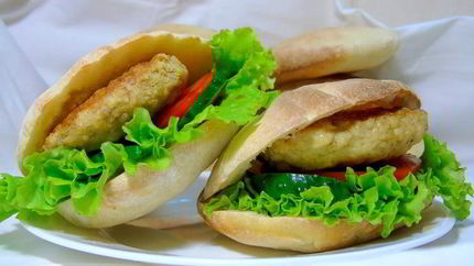 Домашние гамбургеры с куриными котлетками